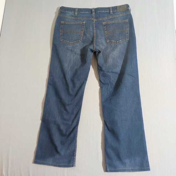 Denver Hayes Bootcut jeans men's size 38/32 dark washed ink blue colour - Picture 3 of 13